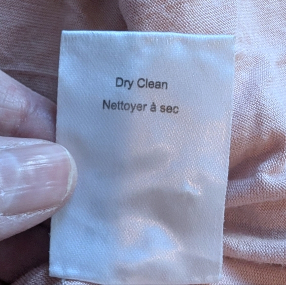 Aritzia Babaton Carter Blouse Glove Pink Lace Sheer Open Back Women's size Small - Picture 8 of 11